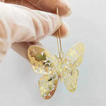 Exaggerated Hollow Butterfly Hoop Earrings Stunning Women Fashion Jewelry Accessories
