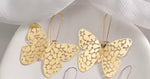 Exaggerated Hollow Butterfly Hoop Earrings Stunning Women Fashion Jewelry Accessories