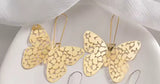 Exaggerated Hollow Butterfly Hoop Earrings Stunning Women Fashion Jewelry Accessories