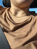 Flat Snake Chain Herringbone Collar Minimalist Layering Fashion Jewelry Necklace