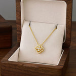 Exquisite Shiny AAA Cubic Zirconia Four-leaf Flower Clover Pendant Necklace Fashion Jewelry Gift for Women