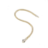 Gold Color Magnetic Textured Snake Wrap Choker Collar Necklace Fashion Jewelry
