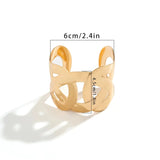 Chunky Wide Gold-Tone Wide Lattice Wrap Criss-Cross Cuff Fashion Bangle Bracelet