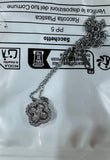 Radiant CZ Four-Leaf Clover Silver Chain Pendant Women Fashion Jewelry Necklace