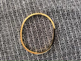 Women Layering Fashion Inlaid Zircon White Enamel Chic Gold Cuff Bracelet Bangle