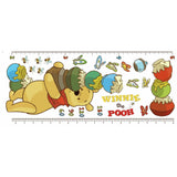 Pooh And Friends Peel and Stick Metric Growth Chart Wall Decals