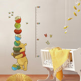 Pooh And Friends Peel and Stick Metric Growth Chart Wall Decals