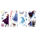 Frozen 2 II Peel & Stick 21 Wall Decals Girls Room Decor ELSA ANNA OLAF Stickers