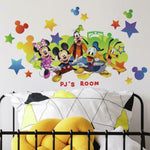 Mickey & Friends Peel and Stick Giant Wall Decals With Alphabet For Personalization