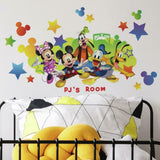Mickey & Friends Peel and Stick Giant Wall Decals With Alphabet For Personalization