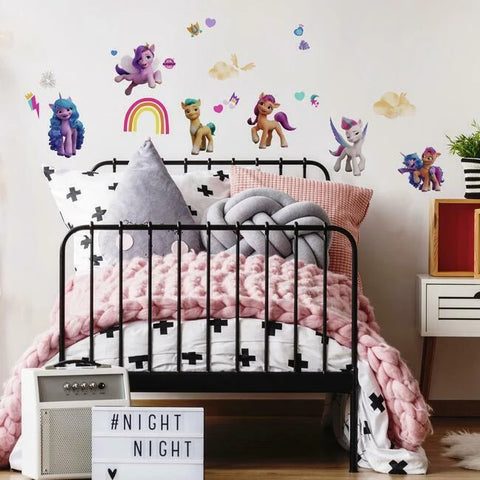 RoomMates RMK4968SCS My Little Pony Movie Peel and Stick Wall Decals