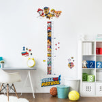 Paw Patrol Friends Growth Chart Peel and Stick Giant Wall Decals