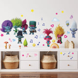 RMK5435SCS Trolls 3 Band Together with Glitter Wall Decals