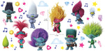 RMK5435SCS Trolls 3 Band Together with Glitter Wall Decals