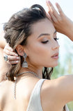 Traditional Oxidized Silver Peacock Jhumka Bell Tassel Earrings Ethnic Jewelry
