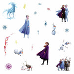 Frozen 2 II Peel & Stick 21 Wall Decals Girls Room Decor ELSA ANNA OLAF Stickers - EonShoppee