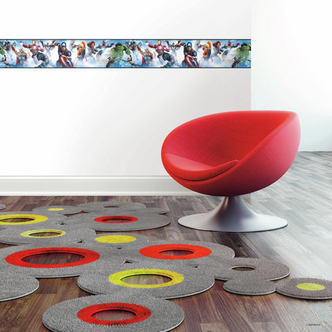 Marvel Avengers Peel & Stick Wallpaper Wall Border - EonShoppee