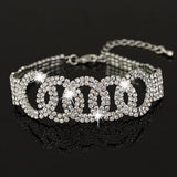 Elegant Trendy & Luxurious Women Fashion Wedding Jewelry Austrian Crystal Bracelet - EonShoppee
