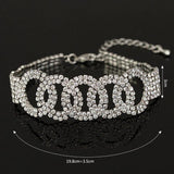 Elegant Trendy & Luxurious Women Fashion Wedding Jewelry Austrian Crystal Bracelet - EonShoppee