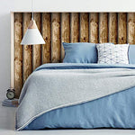 Rustic Lake Forest look Cabin Logs Peel & Stick Wallpaper - 16.5 feet long - EonShoppee