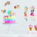 JoJo Siwa Cartoon Peel and Stick Wall Decals - EonShoppee
