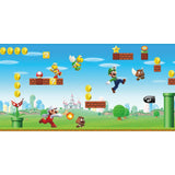 Mario Scene Peel & Stick Wallpaper Border - EonShoppee