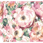 Watercolor Floral Peel & Stick Wallpaper Mural - EonShoppee