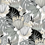 Retro Tropical Leaves Peel & Stick Wallpaper - EonShoppee