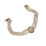 Super Elegant Multi Layer Simulated Pearl Choker Collar Necklace Traditional Wedding Fashion Jewelry