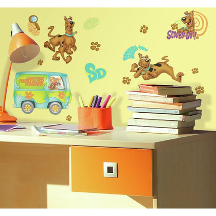 SCOOBY DOO 26 BiG Wall Stickers Room Decor Mystery Machine Decals Decorations - EonShoppee