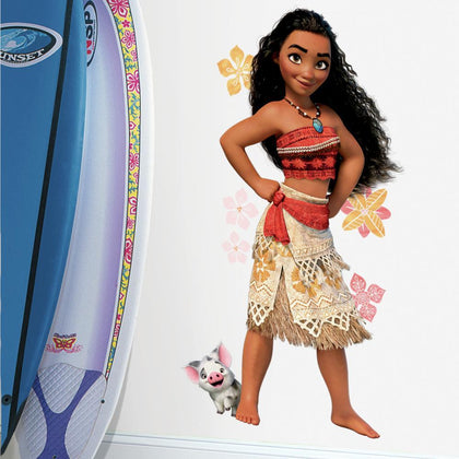 Disney Moana Peel And Stick Giant Wall Decals - EonShoppee