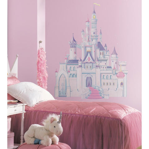 DISNEY PRINCESS CASTLE - Giant Wall Mural Decal Girls Room Decor Stickers - EonShoppee