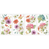 Lisa Audit GARDEN BOUQUET WATERCOLOR WALL DECALS 20 Floral Stickers Flower Decor - EonShoppee