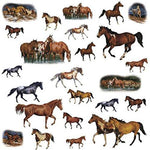 Wild Horses Peel And Stick Wall Decals - EonShoppee