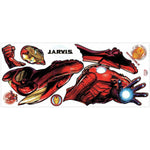Iron Man Peel And Stick Giant Wall Decals with Glow - EonShoppee