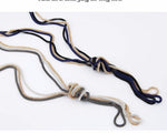 Multi Layer Blue Long Metal Knot Chain Stylish Statement Collar Fashion Jewelry Necklace - EonShoppee