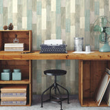 Coastal Weathered Plank Peel & Stick Wallpaper - EonShoppee