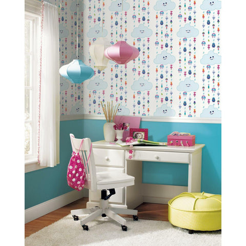Trolls Clouds Peel & Stick Wallpaper - EonShoppee