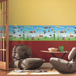 Mario Scene Peel & Stick Wallpaper Border - EonShoppee