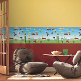 Mario Scene Peel & Stick Wallpaper Border - EonShoppee