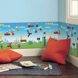 Mario Scene Peel & Stick Wallpaper Border - EonShoppee