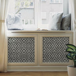 Black/White Scroll Gate Peel & Stick Wallpaper - EonShoppee