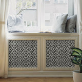 Black/White Scroll Gate Peel & Stick Wallpaper - EonShoppee
