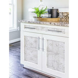 Tin Tile White Peel & Stick Wallpaper - EonShoppee