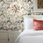 Rainforest Neutral Leaves Peel & Stick Wallpaper - EonShoppee