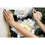 Black Photographic Floral Peel & Stick Wallpaper Mural - EonShoppee