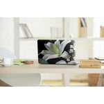 Black Photographic Floral Peel & Stick Wallpaper Mural - EonShoppee
