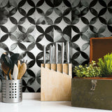 Paul Brent Moroccan Tile Peel & Stick Wallpaper - EonShoppee