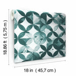 Paul Brent Moroccan Tile Peel & Stick Wallpaper - EonShoppee