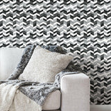 Paul Brent Watercolor Chevron Peel & Stick Wallpaper - EonShoppee